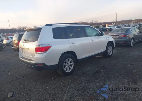 2012 Toyota Highlander Se V6 из США, поврежденный, VIN 5TDBK3EHXCS143378